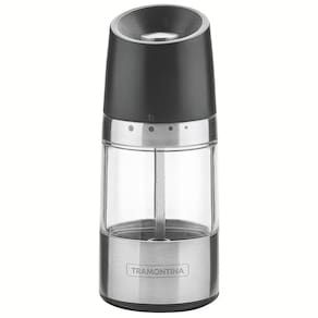 Moedor para Sal ou Pimenta Tramontina Realce em Aço Inox, Acrílico e ABS – Inox/Transparente/Preto