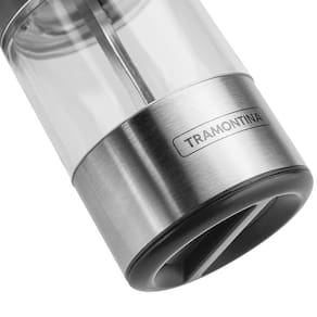Moedor para Sal ou Pimenta Tramontina Realce em Aço Inox, Acrílico e ABS – Inox/Transparente/Preto