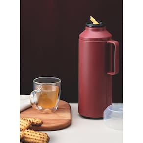 Garrafa Térmica Tramontina Exata em Polipropileno Vinho – 1 L