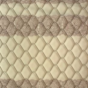 Colchão King Size Probel Guarda Costas Próintense DF Espuma D33 22x193x203cm - Bege/Marrom
