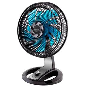 Ventilador de Mesa e Parede 40cm Britânia Super Ventus 10 Turbo BVT495PA 10 Pás 3 Velocidades Preto