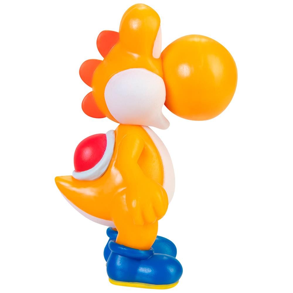 Boneco Super Mario Orange Yoshi 3001 Candide - 6 cm - 2