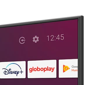 Smart TV LED 32" HD TCL 32S615 com Design Sem Bordas, Bluetooth, Google Assistant e Android TV