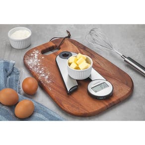 Balança Digital Dobrável para Cozinha Tramontina Adatto 5kg em Aço Inox