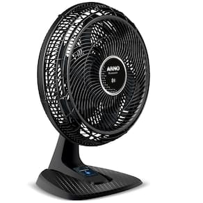 Ventilador de Mesa 40cm Arno Ultra Silence Force Bluetooth VDBT 6 Pás 3 Velocidades Preto
