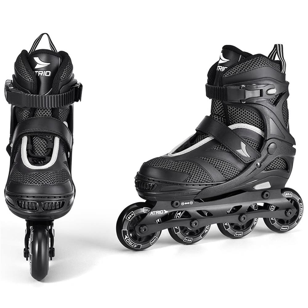 Patins Ajustável Atrio Inline ES308/ES309 - Preto/Cinza - Tamanho 33 ao 36 - 1