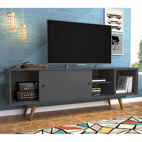 Rack Olivar Retrô 50 para TV de até 48 polegadas
