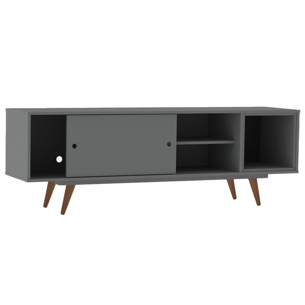 Rack Olivar Retrô 50 para TV de até 48 polegadas - Grafito - 2