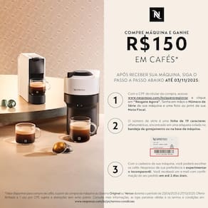 Cafeteira Nespresso Essenza Mini C30 com Kit de Cápsulas para Degustação - Preta