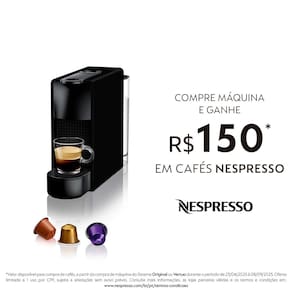 Cafeteira Nespresso Essenza Mini C30 com Kit de Cápsulas para Degustação - Preta