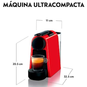 Máquina de Café Nespresso Essenza Mini D30 com Kit Boas Vindas - Vermelha