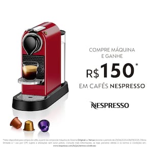 Cafeteira Nespresso Citiz C113 com Kit de Cápsulas Para Degustação – Vermelha