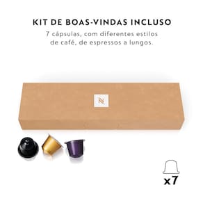 Cafeteira Nespresso Citiz C113 com Kit de Cápsulas Para Degustação – Vermelha