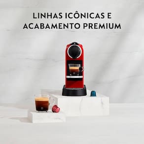 Cafeteira Nespresso Citiz C113 com Kit de Cápsulas Para Degustação – Vermelha