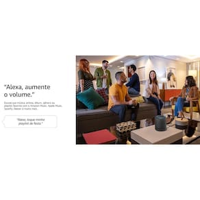 Smart Speaker Amazon Echo Studio com Alexa e Áudio de Alta Fidelidade - Preto