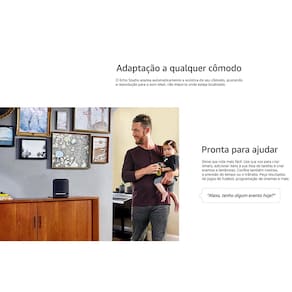 Smart Speaker Amazon Echo Studio com Alexa e Áudio de Alta Fidelidade - Preto