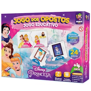 Jogo Educativo, Mimo, Princesas, Jogo dos Opostos, Multicor