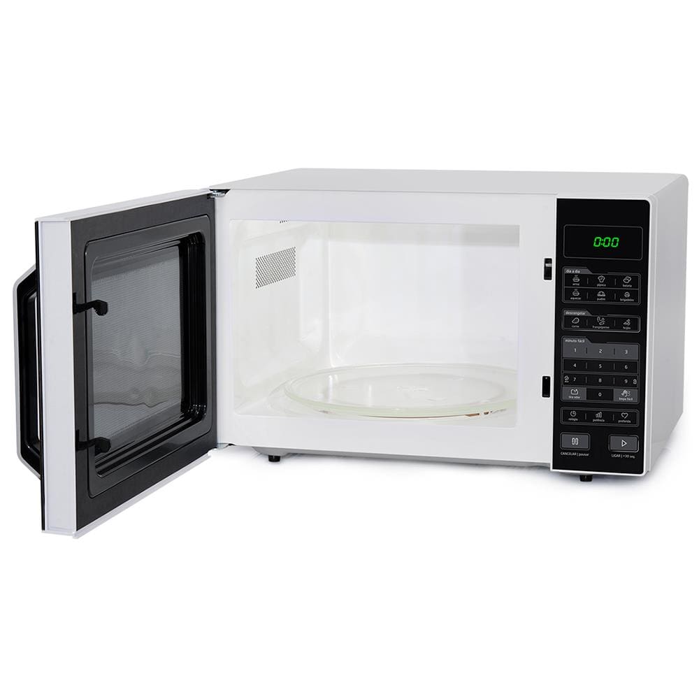 Forno de Micro-ondas Midea MXSA35P1/ MXSA35P2 com Função Eco 35L - Branco/Preto - 110v - 2