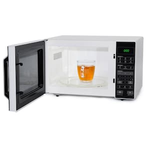 Forno de Micro-ondas Midea MXSA35P1/ MXSA35P2 com Função Eco 35L - Branco/Preto