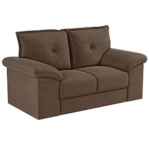 Sofá 2 Lugares Besthouse Lyon com Revestimento Suede Veludo 155 cm de largura