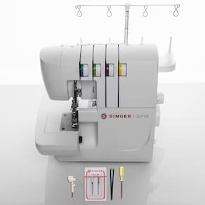 Máquina de Costura Overloque Singer 6 Pontos S0105 - Branca - 220V - 3