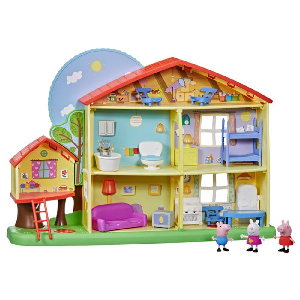 Casa da peppa pig no desenho