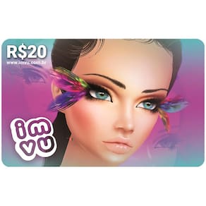 Comprar IMVU - Cartão Pré-Pago R$ 20 Reais