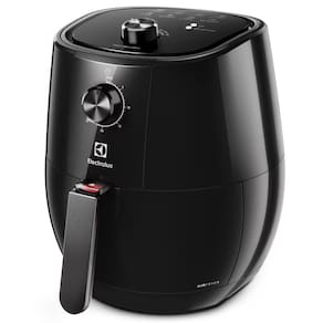 Fritadeira Elétrica Sem Óleo Air Fryer Electrolux EAF10 Efficient por Rita Lobo com 3,2L - Preta
