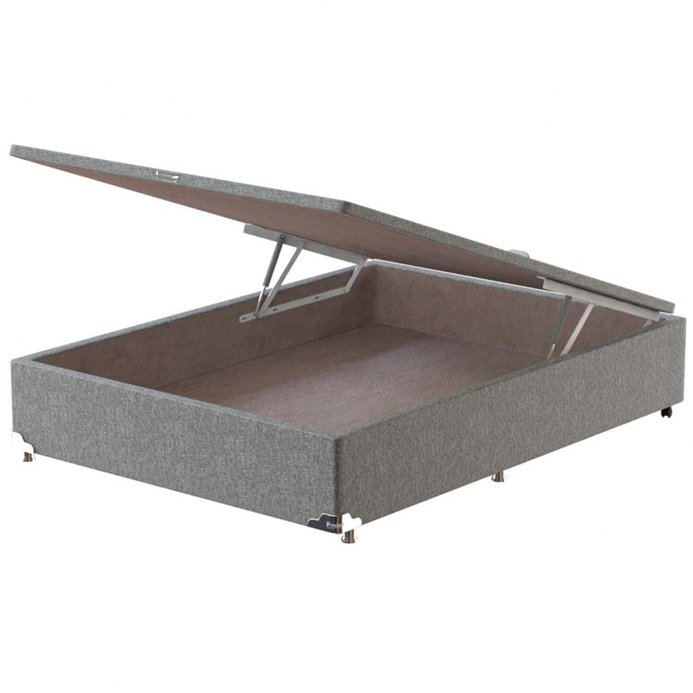 Base Box para Colchão Viúva Probel com Baú Universal 34x128x188cm - Cinza - 3