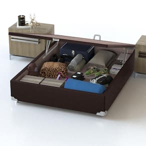 Base Box para Colchão Viúva Probel com Baú Universal 34x128x188cm