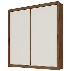 Guarda-Roupa Móveis Europa Zurique Flex com 2 Portas de Correr e 4 Gavetas - 170cm de largura