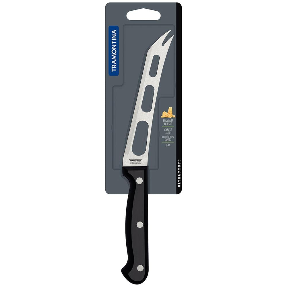 Faca 6" para Queijo Tramontina Ultracorte em Inox e Polipropileno - FACA QUEIJO INOX 6 ULTRACORTE PRE TRAMONTINA - 2
