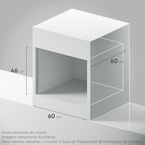 Forno de Embutir Elétrico Electrolux OE4EH Efficient com Perfectcook360 – 50L