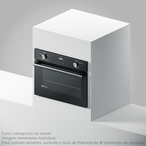 Forno de Embutir Elétrico Electrolux OE4EH Efficient com Perfectcook360 – 50L