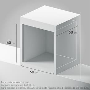 Forno de Embutir a Gás Electrolux OE8GH Efficient 80L com Perfectcook360 220V - Preto