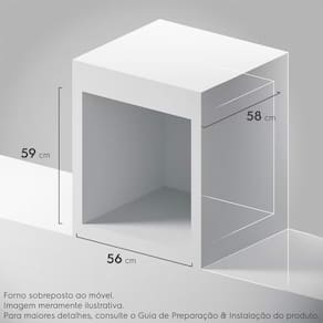 Forno de Embutir Elétrico Electrolux OE8EH Efficient Com Perfectcook360 220V – 80L