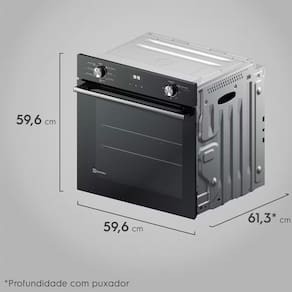 Forno de Embutir Elétrico Electrolux OE8EH Efficient Com Perfectcook360 220V – 80L