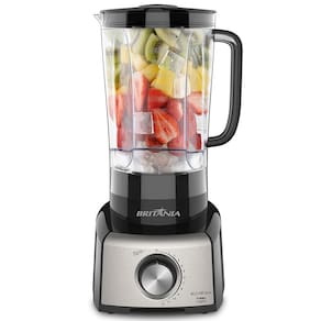 Liquidificador Britânia BLQ1380P Preto/Inox 1200W com 12 Velocidades
