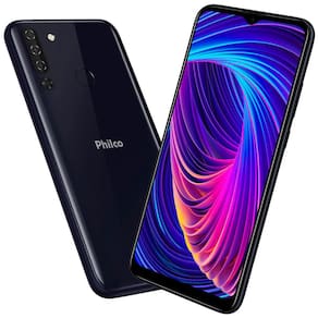 Smartphone Philco Hit P12 Dark Blue 128GB, 4GB RAM, Tela 6,52”, Câmera Traseira Quádrupla, Android 11 e Processador Octa-Core