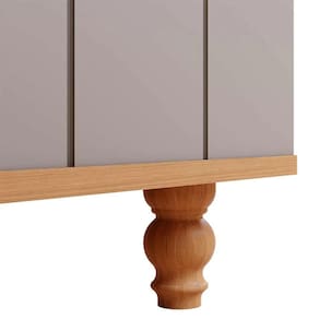 Berço Permóbili Baby Candy com 2 Gavetas - Fendi/Nature - 2