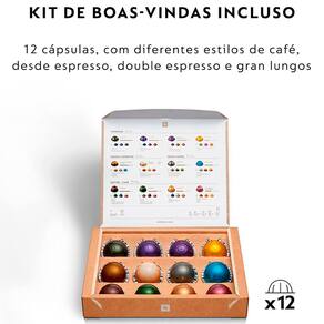 Máquina de Café Nespresso Vertuo Next com Kit Boas Vindas - Vermelho Cereja