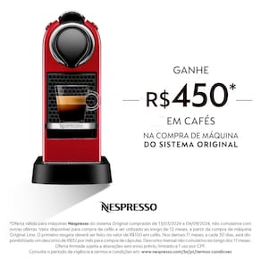 Máquina de Café Nespresso Vertuo Next com Kit Boas Vindas - Vermelho Cereja