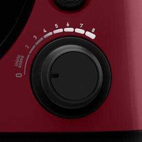 Batedeira Planetária Arno Nova Deluxe SX36 com 8 Velocidades e 600W - Vinho/Preto