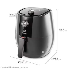 Fritadeira Elétrica Electrolux EAF30 Grand AirFryer 4L - Grafite