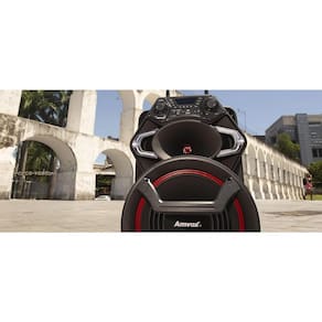 Caixa de Som Amplificada Amvox ACA550 Strondo II Bluetooth, Rádio FM, USB - 550W