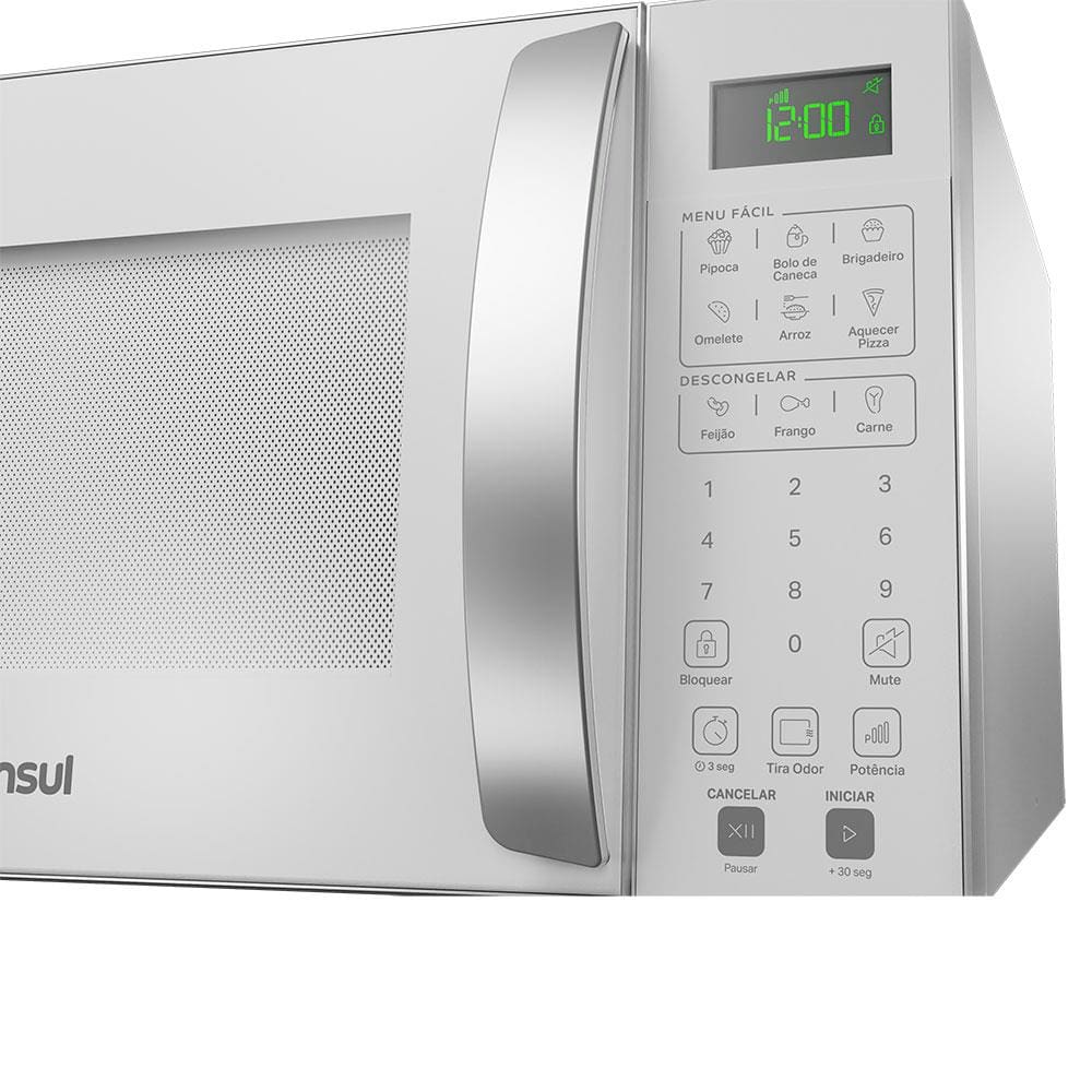 Forno de Micro-ondas Consul CMS46AB com Função Menu Fácil 32L - Branco - 220V - 3