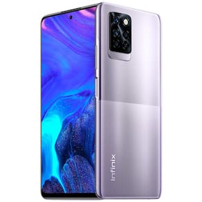 Smartphone infinix Note 10 Pro Prata 256 GB, 8GB RAM, Câmera Quádrupla até 64 MP, Bateria de 5000 mAh, Tela 6,95” de 90 Hz FullHD, Dual Chip