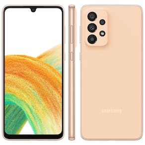 Smartphone Samsung Galaxy A33 5G Rosé 128GB, 6GB RAM, Tela de 6.4", Câmera Quádrupla, Bateria de 5000mAh, Dual Chip e Processador Octa-Core de 2.4GHz