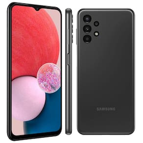 Smartphone Samsung Galaxy A13 Preto, 128GB, 4GB RAM, Tela Infinita de 6.6", Câmera Quádrupla Traseira, Bateria de 5000 mAh e Processador Octa Core