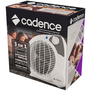 Aquecedor Termoventilador Cadence New Auros AQC422 - Branco - 110v - 3